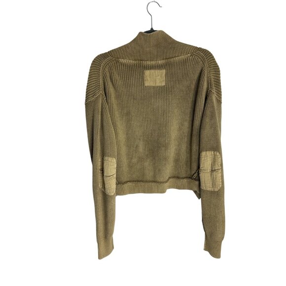 Free People We The Free Worn Thru Surplus Cardigan Army Green-sz  Small - Picture 5 of 12
